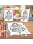 Çiçek Elbiseli Kız Boyama Puzzle Tablo Çocuk Eğitici Yapboz 1
