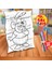 Sevimli Aşçı Fare Eğitici Boyama Puzzle Tablo ÇOCUK-365 1
