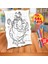 Gülen Yaban Domuzu Eğitici Boyama Puzzle Tablo ÇOCUK-641 1