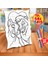 Sevgi Dolu Aslan Ailesi Eğitici Boyama Puzzle Tablo ÇOCUK-634 1