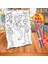Romantik Ateş Böcekleri Eğitici Boyama Puzzle Tablo ÇOCUK-824 1