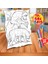 Sevimli Ayıcık ve Kaplan Eğitici Boyama Puzzle Tablo ÇOCUK-508 1