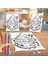 Meyveli Dondurma Boyama Puzzle Tablo Çocuk Eğitici Yapboz 1