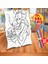 Ejder ve Ateş Böceği Eğitici Boyama Puzzle Tablo ÇOCUK-760 1