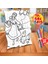 Kuşları Besleyen Prenses Eğitici Boyama Puzzle Tablo ÇOCUK-635 1