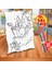 Atı Uçuran Peri Eğitici Boyama Puzzle Tablo ÇOCUK-456 1