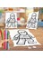 Ninja Çocuk Boyama Puzzle Tablo Çocuk Eğitici Yapboz 1