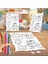 Maymun, Zürafa, Aslan Boyama Puzzle Tablo Çocuk Eğitici Yapboz 1