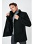 Slim Fit Pamuklu Kaşe KABAN Erkek KABAN 5841012 2