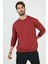 Şardonlu Slim Fit Bisiklet Yaka Kışlık Sweat Erkek SWEAT 5975001 2