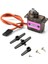 5V Mg90S Metal Dişli Servo Motor 180 Derece Dişli Kol Seti 2Kg/Cm 1