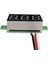 0.36 inch DC 4,2V-30V Dijital Voltmetre Kırmızı 3 Telli 0.36” DC 0-30V Voltaj Besleme Güç Kaynağı 5