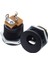 5.5x 2.1mm Plastik Dc Güç Soketi Panel Montaj Power Jack Adaptör 1