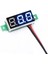Voltmetre 0.28' 0-100V Mavi 3 Telli Dijital LED Gösterge Voltaj 1