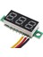 Voltmetre 0.28' 0-100V Mavi 3 Telli Dijital LED Gösterge Voltaj 5