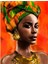 Afrikalı Güzel 7 Sayılarla Boyama Seti 40 x 50 cm 1