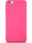 Apple iPhone 6 Plus Kapak Içi Kadife Lansman Silikon Kılıf - Neon Pembe 1