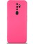 Oppo A5 2020 Kapak Içi Kadife Kamera Korumalı Lansman Silikon Kılıf - Neon Pembe 1
