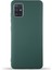 Samsung Galaxy A71 Kapak Içi Kadife Lansman Silikon Kılıf - Yeşil 1