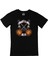 Live Free Or Die Music Siyah T-Shirt 1