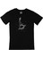 Uzay Roketli Siyah T-Shirt 1