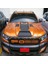 Ford Ranger T6 T7 Kaput Üstü Scoop Mat Siyah 2012-2018 4