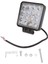 16 LED 48W Off Road Sis Farı Lambası Kare Gemi Tekne Slim 12V 1