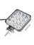 16 LED 48W Off Road Sis Farı Lambası Kare Gemi Tekne Slim 12V 3