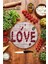 Love Kiraz Desenli Cam Kesme Tahtası Sunum Tabağı Çap 32 cm 1