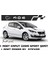 Peugeot 308 Sticker Seti Kapı Eşiği, Kaput, Monster Pençe Power By Sport 3