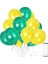 40 Adet Metalik Sarı, Yeşil Balon Konsepti-Uçan-Güzel Balon 1