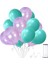 30 Adet Su Yeşili-Lila Metalik Sedefli Balon 1