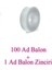 100 Ad.metalik Rose Gold, Sarı Balon Konsep+5 Metre Balon Zin... 1