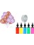 Metalik Rose Gold, Lila Balon Konsepti+Balon Pompası+5 M Zincir 1
