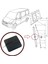 BDP1092 Vw Caddy Mk3 T5 T6 Multivan Caravelle Için Sürgülü Cam Açma Mandalı 2K0847781B 2