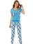 Yazlık Modal Çeyizlik Bayan Pijama Takımı 8574 1