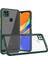 - Xiaomi Redmi 9C - Kılıf ​​Arkası Şeffaf Sert Kaff Kapak - Koyu Yeşil - T17846 1