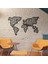 Xl Dünya Haritası Metal Duvar Dekoru 3