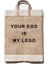 Jüt Hasır Plaj El Çantası(Your Ego Is My Lego) 1