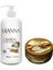 Hindistan Cevizi El ve Vücut Losyonu 400ML + Black & Red Killi Yüz Maskesi Argan 400GR 1