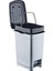 Çöp Kovası 25 Lt Slim Pedallı Iç (Ek) Kovalı Gri 1