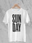 Sunday Baskılı Kadın T-Shirt 2