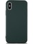 Caseworld Apple iPhone x Kapak Içi Kadife Lansman Silikon Kılıf - Yeşil 1