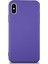 Caseworld Apple iPhone x Kapak Içi Kadife Lansman Silikon Kılıf - Mor 1