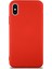 Caseworld Apple iPhone Xs Max Kapak Içi Kadife Lansman Silikon Kılıf - Kırmızı 1