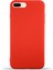 Caseworld Apple iPhone 8 Plus Kapak Içi Kadife Lansman Silikon Kılıf - Kırmızı 1