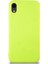 Caseworld Apple iPhone Xr Kapak Içi Kadife Lansman Silikon Kılıf - Neon Yeşil 1