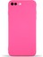 Caseworld Apple iPhone 7 Plus Kapak Içi Kadife Kamera Korumalı Lansman Silikon Kılıf - Neon Pembe 1
