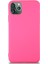 Caseworld Apple iPhone 11 Pro Kapak Içi Kadife Lansman Silikon Kılıf - Neon Pembe 1