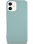 Caseworld Apple iPhone 12 Mini Kapak Içi Kadife Lansman Silikon Kılıf - Turkuaz 1